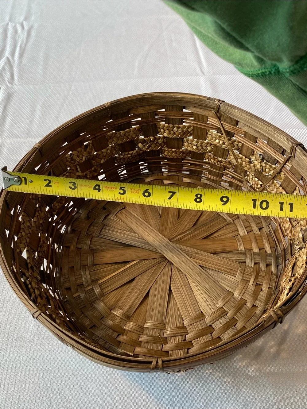 Handwoven Natural Wicker Basket - Brown